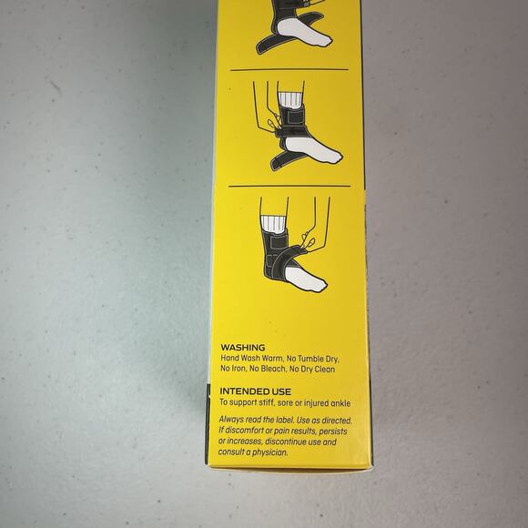 3M FUTURO Ankle Brace Performance Stabilizer Firm Support Adjustable Black 8-10” - Picture 3 of 7